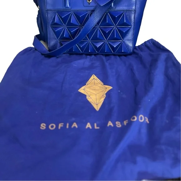 Sofia Al Asfoor Classic Signature BlueShield Bag Size 300 NWOT